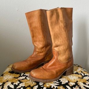 Vintage Frye campus boots